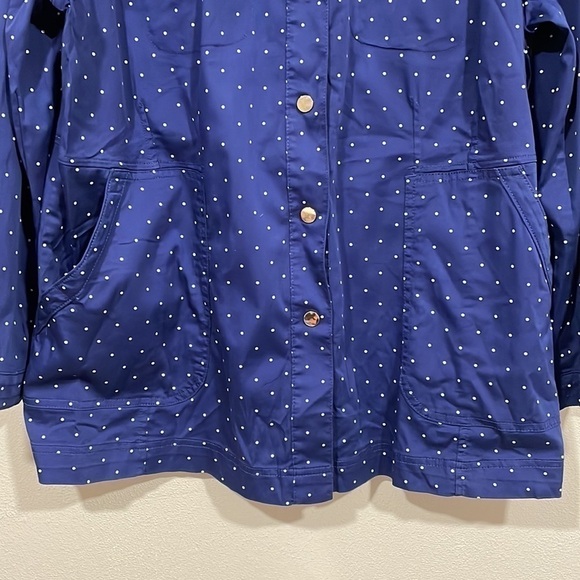 Chicos Polka Dot Lightweight Jacket - Picture 6 of 9